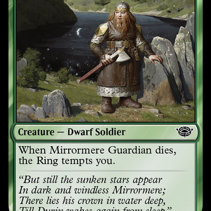 Mirrormere Guardian (LTR-179) - The Lord of the Rings: Tales of Middle-earth Foil