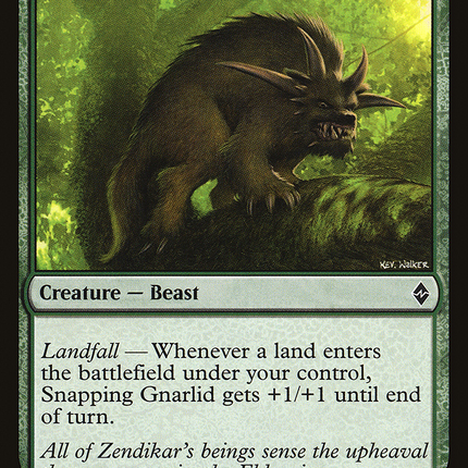 Snapping Gnarlid (BFZ-190) - Battle for Zendikar Foil