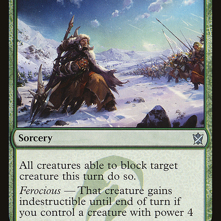 Roar of Challenge (KTK-145) - Khans of Tarkir Foil