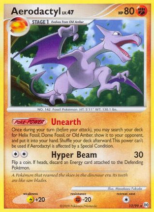 Aerodactyl 013  Arceus - Rare