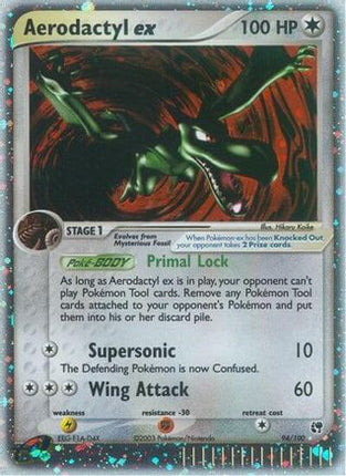 Aerodactyl ex 094  - Holofoil Sandstorm - Ultra Rare