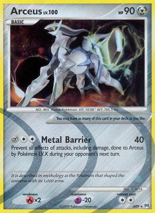 Arceus (AR9) AR9  - Holofoil Arceus - Holo Rare
