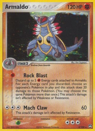 Armaldo 003  - Holofoil Power Keepers - Holo Rare