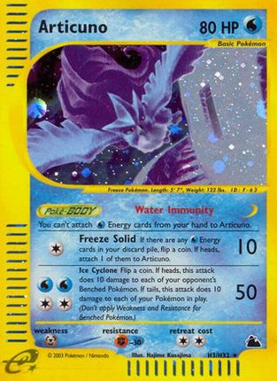 Articuno (H3) 0H3  - Holofoil Skyridge - Holo Rare