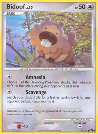 Bidoof 011  POP Series 6 - Common