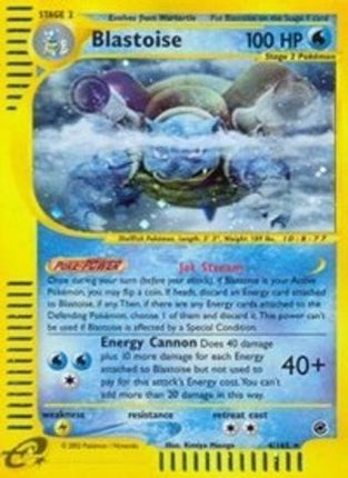 Blastoise (4) 004  - Holofoil Expedition - Holo Rare