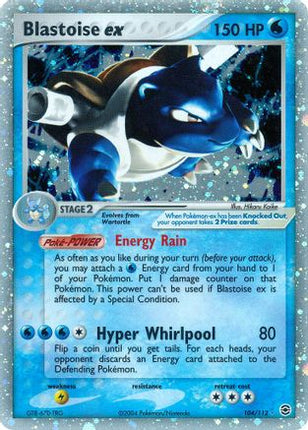 Blastoise ex 104  - Holofoil FireRed & LeafGreen - Ultra Rare
