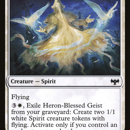 Heron-Blessed Geist (VOW-019) - Innistrad: Crimson Vow