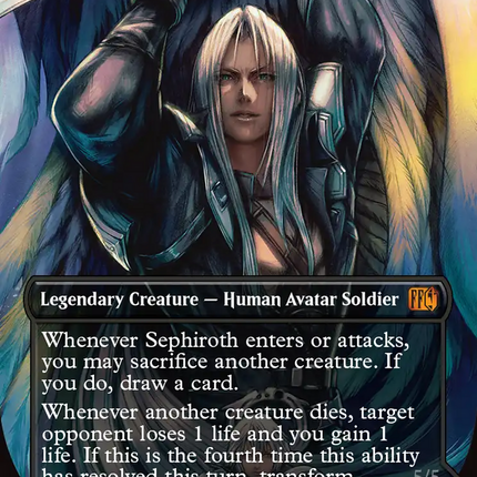 Sephiroth, Fabled SOLDIER // Sephiroth, One-Winged Angel (FIN-317) - FINAL FANTASY (Borderless)
