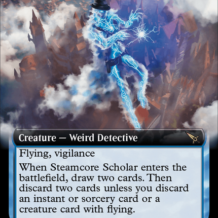 Steamcore Scholar (MKM-397) - Murders at Karlov Manor: (Extended Art) Foil