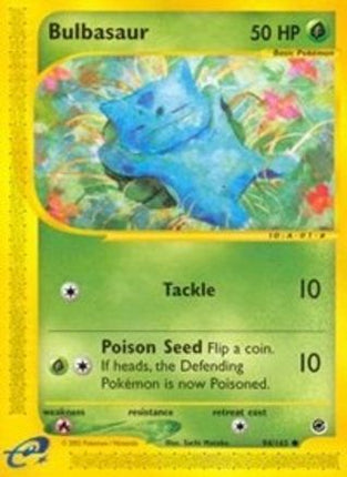 Bulbasaur (94) 094/165  - Reverse Holofoil Expedition - Common