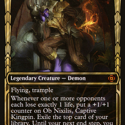 Ob Nixilis, Captive Kingpin (MAT-091) - March of the Machine: The Aftermath: (Showcase) Foil