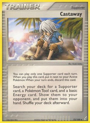 Castaway 072/100  Crystal Guardians - Uncommon