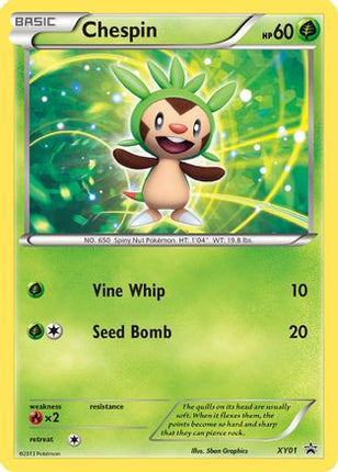 Chespin - XY01/211  - Holofoil XY Promos - Promo