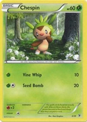 Chespin/39  - Holofoil Kalos Starter Set - Common
