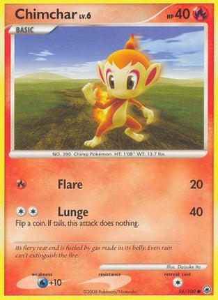 Chimchar (56)/100  Majestic Dawn - Common