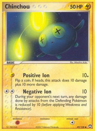 Chinchou 049/108  Power Keepers - Common