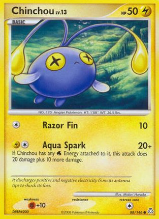 Chinchou (88)/146  - Reverse Holofoil Legends Awakened - Common
