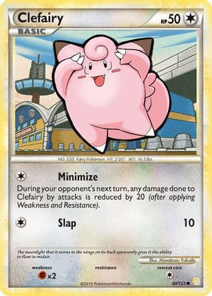 Clefairy 060/123  - Reverse Holofoil HeartGold SoulSilver - Common