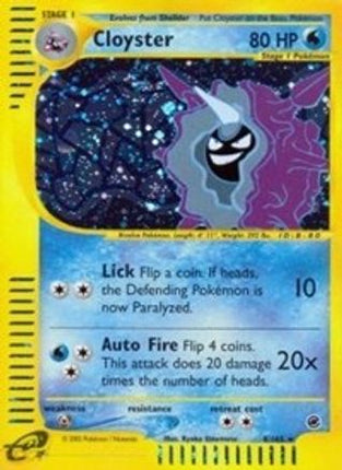 Cloyster (8) 008  - Reverse Holofoil Expedition - Holo Rare
