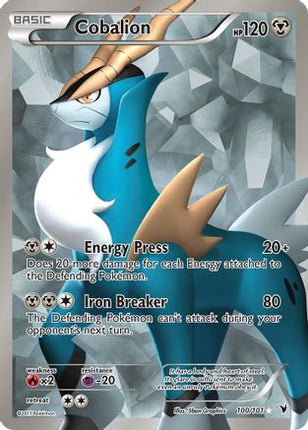 Cobalion (100 Full Art) 100  - Holofoil Noble Victories - Ultra Rare
