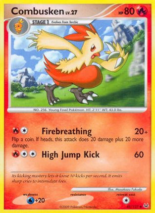 Combusken/127  - Reverse Holofoil Platinum - Uncommon
