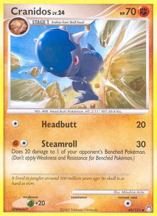 Cranidos 043/123  Mysterious Treasures - Uncommon
