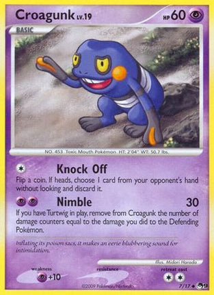 Croagunk/017  POP Series 9 - Uncommon