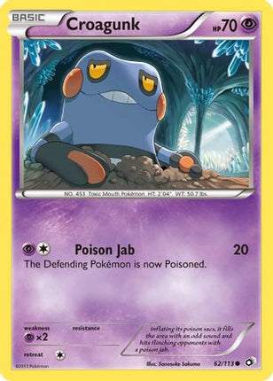 Croagunk/113  Legendary Treasures - Common