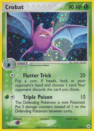 Crobat 003  - Holofoil Hidden Legends - Holo Rare