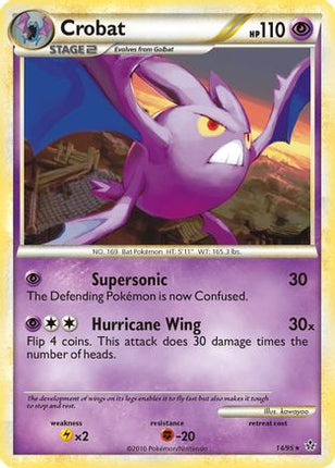 Crobat/95  Unleashed - Rare