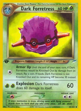 Dark Forretress/105  - 1st Edition Neo Destiny - Uncommon