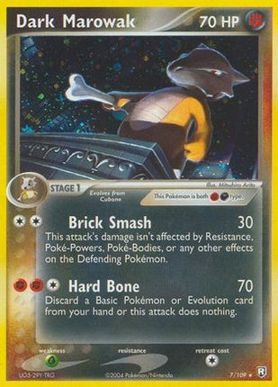 Dark Marowak 007  - Holofoil Team Rocket Returns - Holo Rare
