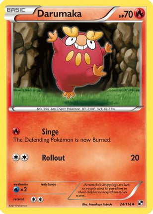 Darumaka (24)/114  Black and White - Uncommon
