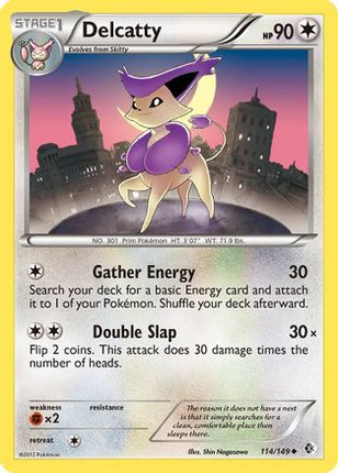 Delcatty/149  - Reverse Holofoil Boundaries Crossed - Uncommon