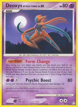 Deoxys Attack Forme/146  - Reverse Holofoil Legends Awakened - Rare