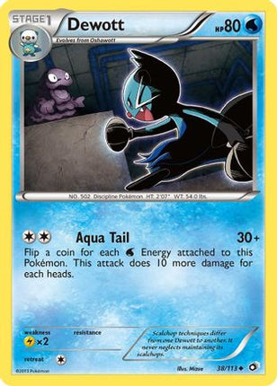 Dewott/113  Legendary Treasures - Uncommon