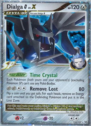 Dialga G LV.X 122/127  - Holofoil Platinum - Ultra Rare