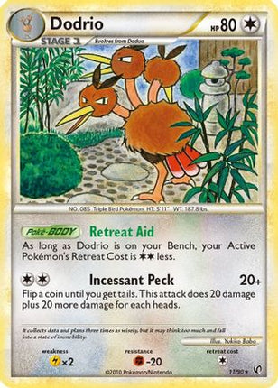 Dodrio/90  Undaunted - Rare