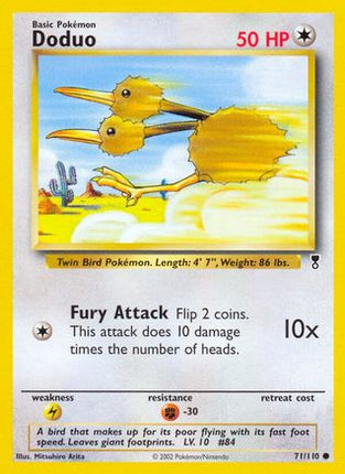 Doduo 071/110  - Reverse Holofoil Legendary Collection - Common