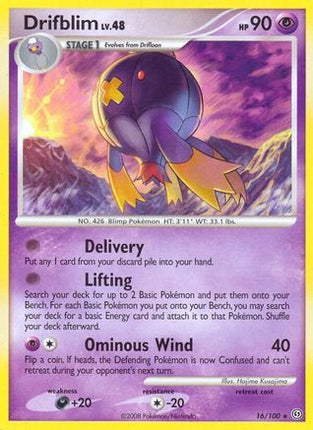 Drifblim/100  - Reverse Holofoil Stormfront - Rare