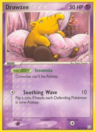 Drowzee 054/109  - Reverse Holofoil Team Rocket Returns - Common
