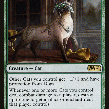Feline Sovereign (M21-180) - Core Set 2021 Foil