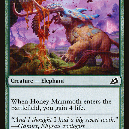 Honey Mammoth (IKO-158) - Ikoria: Lair of Behemoths Foil