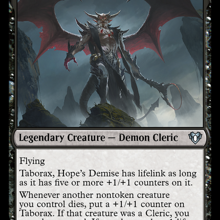 Taborax, Hope's Demise (CMM-189) - Commander Masters