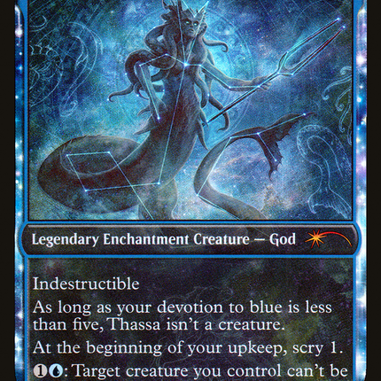 Thassa, God of the Sea (SLD-071) - Secret Lair Drop: (enchantment, Showcase) Foil