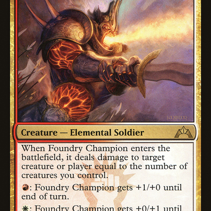 Foundry Champion (GTC-165) - Gatecrash Foil