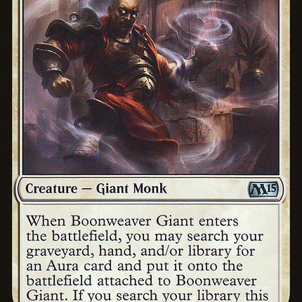 Boonweaver Giant (M15-005) - Magic 2015 Foil