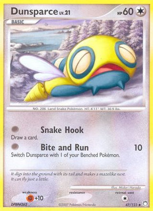 Dunsparce/123  Mysterious Treasures - Uncommon
