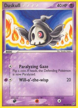 Duskull 058/107  - Reverse Holofoil Deoxys - Common